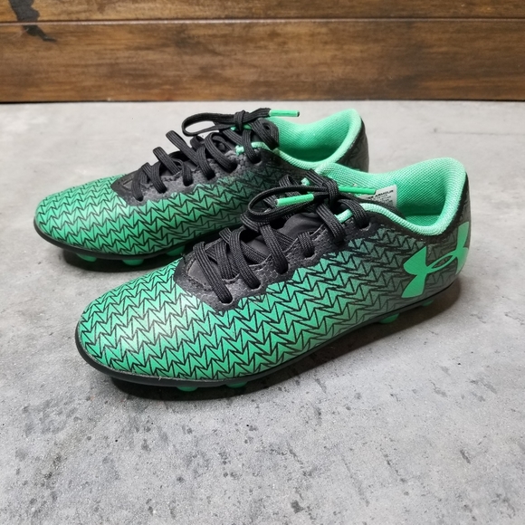 under armour cleats green